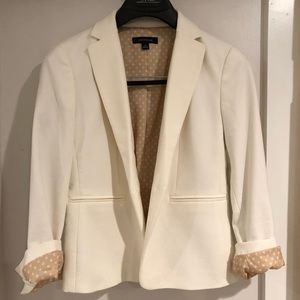 Ann Taylor cream blazer